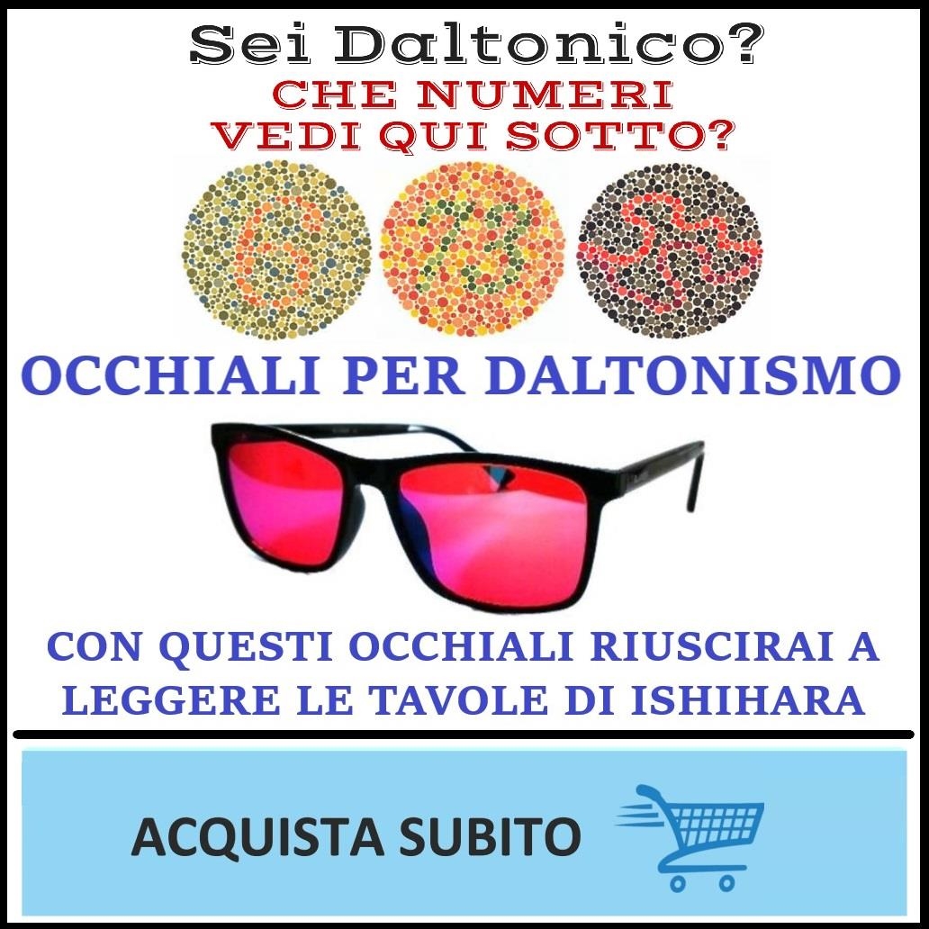 Occhiali per Daltonismo